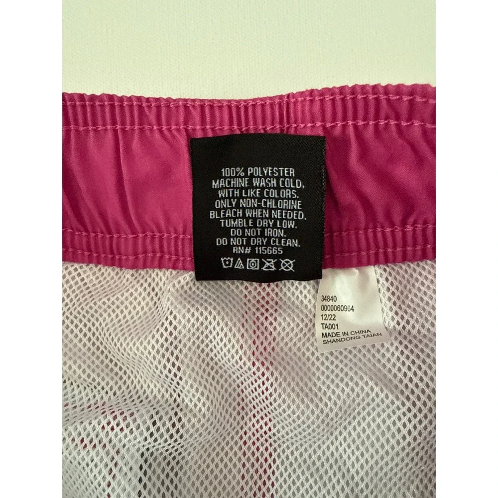 Corona Extra Mens Ombre Tropical Palm Tree Swim Trunks Pink Blue Large TA001